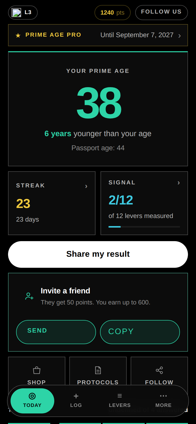 Prime Age — Today