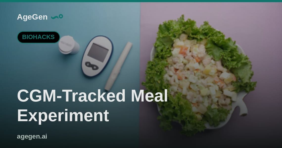 CGM-Tracked Meal Experiment — AgeGen