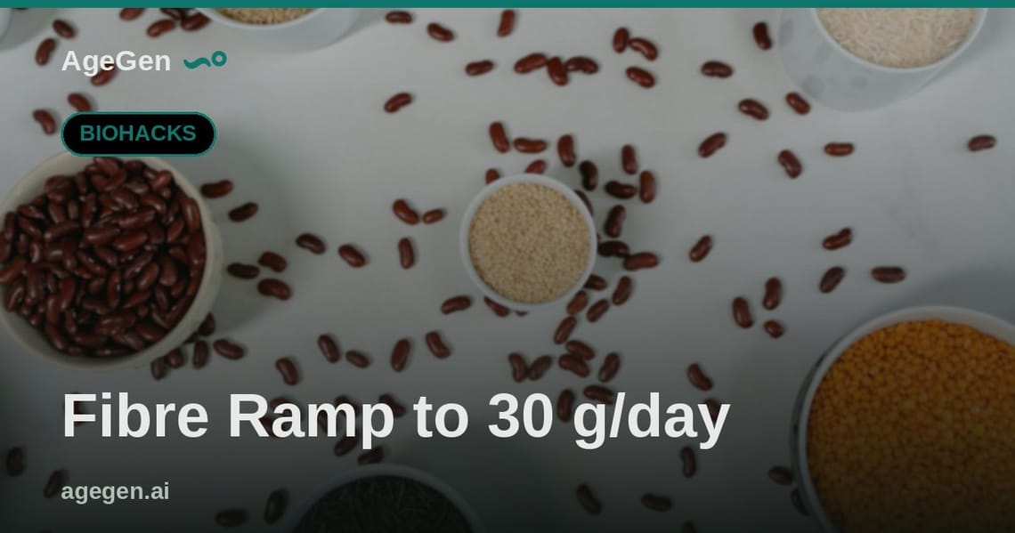 Fibre Ramp to 30 g/day — AgeGen