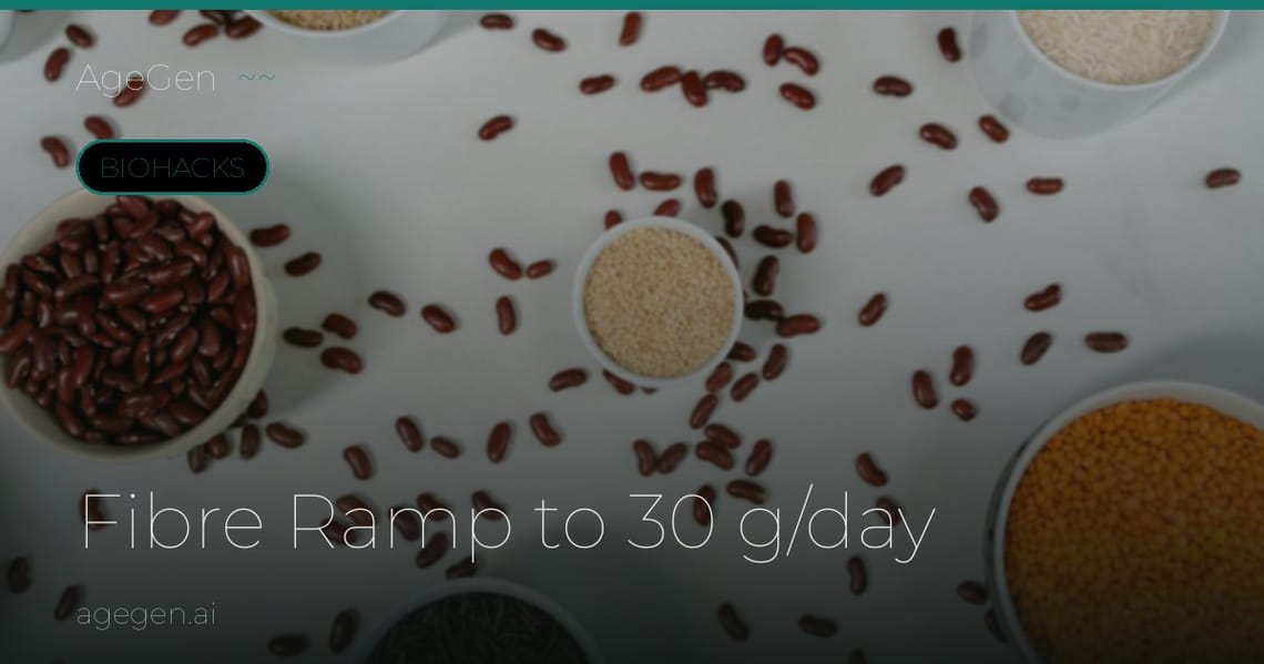 Fibre Ramp to 30 g/day — AgeGen