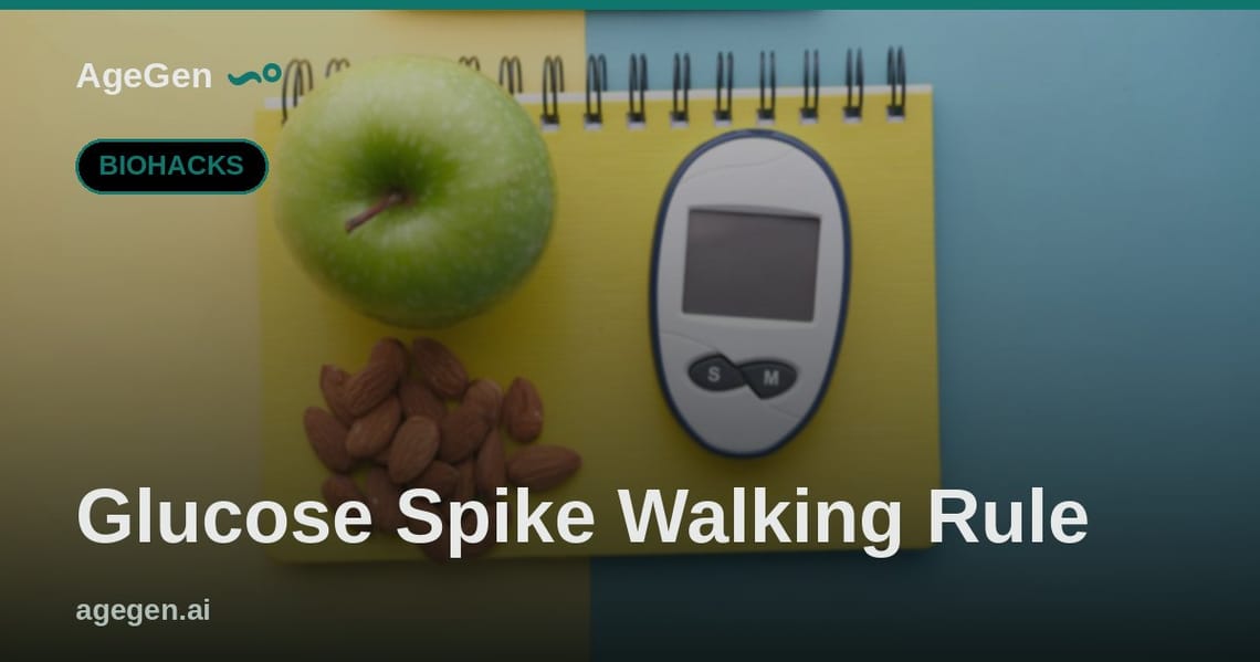Glucose Spike Walking Rule — AgeGen