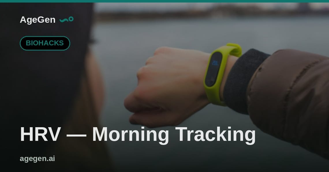 HRV — Morning Tracking — AgeGen