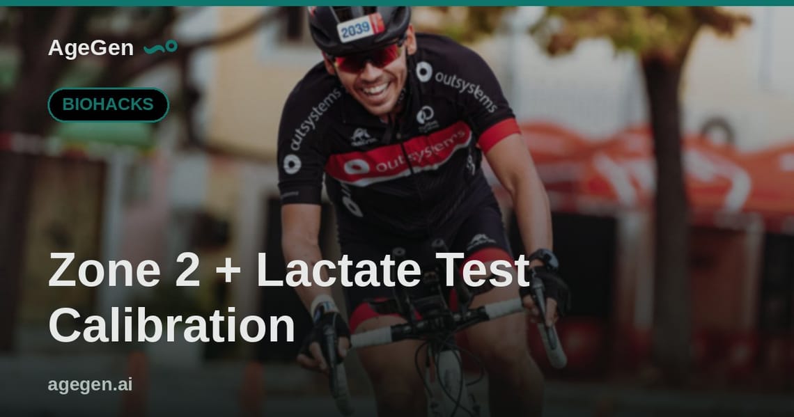 Zone 2 + Lactate Test Calibration — AgeGen