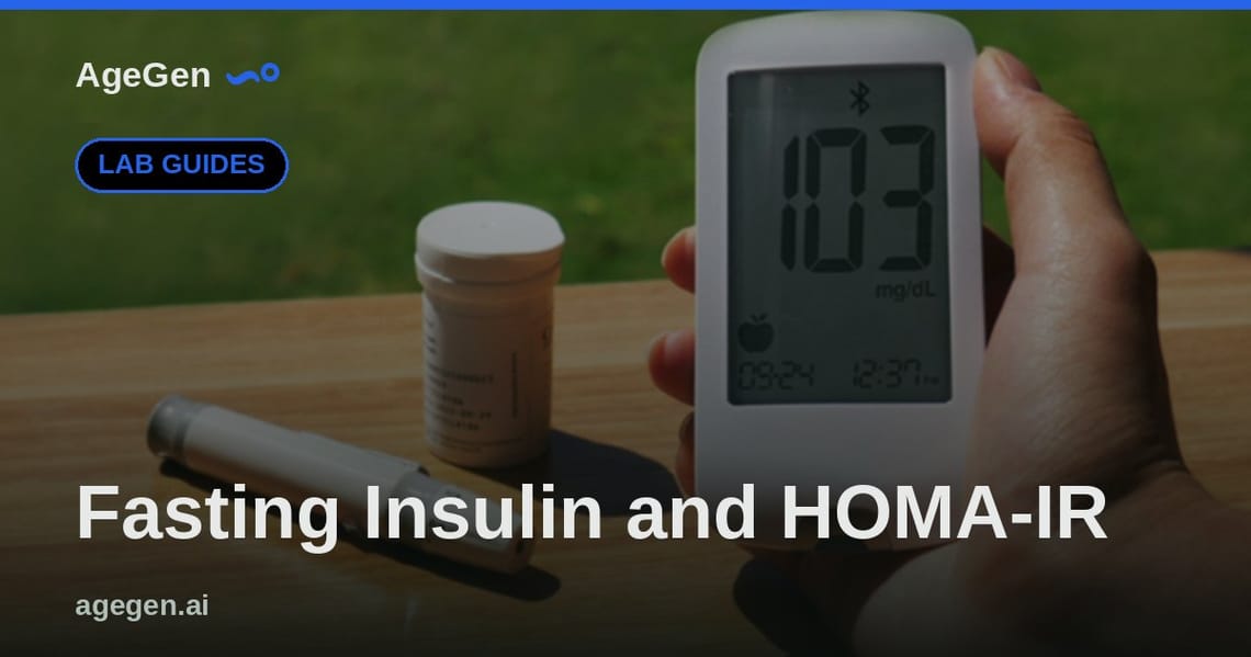 Fasting Insulin and HOMA-IR — AgeGen
