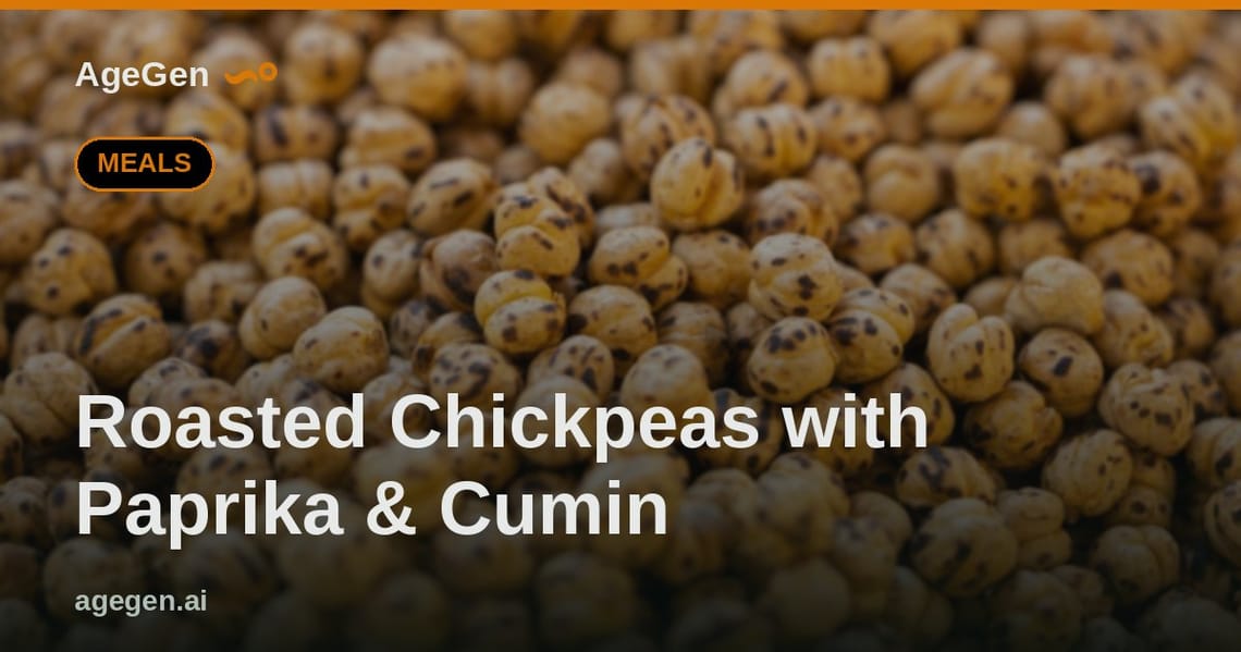 Roasted Chickpeas with Paprika & Cumin — AgeGen