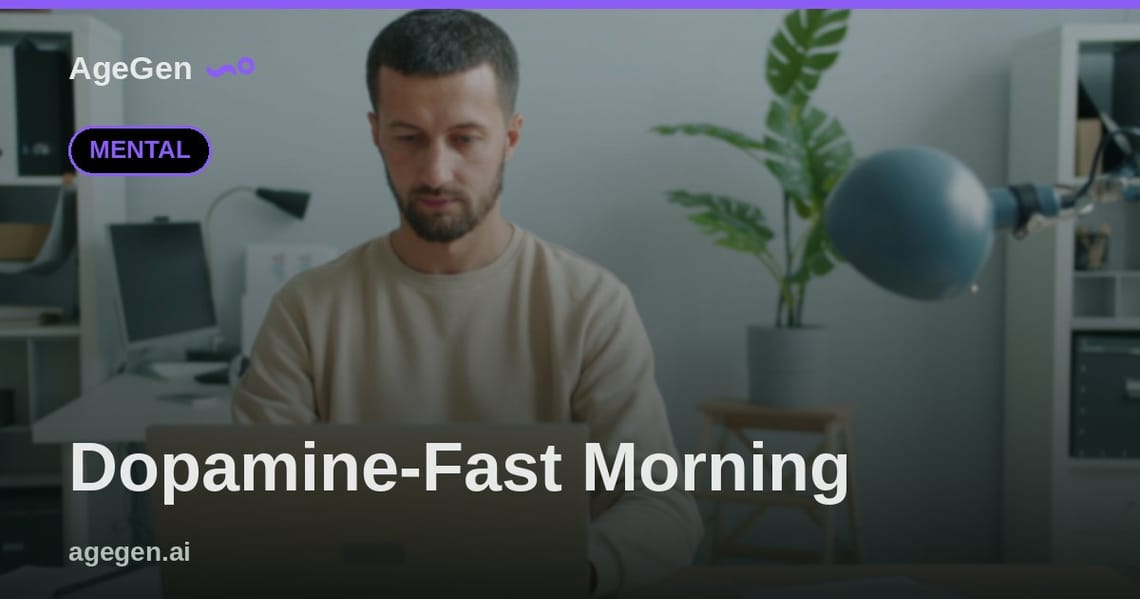 Dopamine-Fast Morning — AgeGen