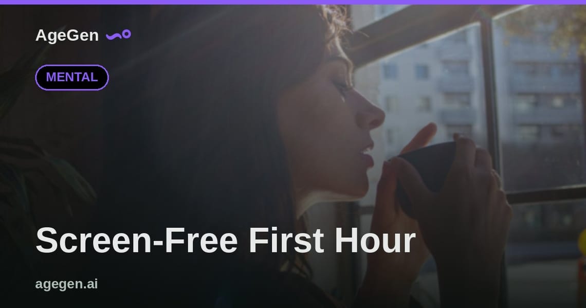 Screen-Free First Hour — AgeGen