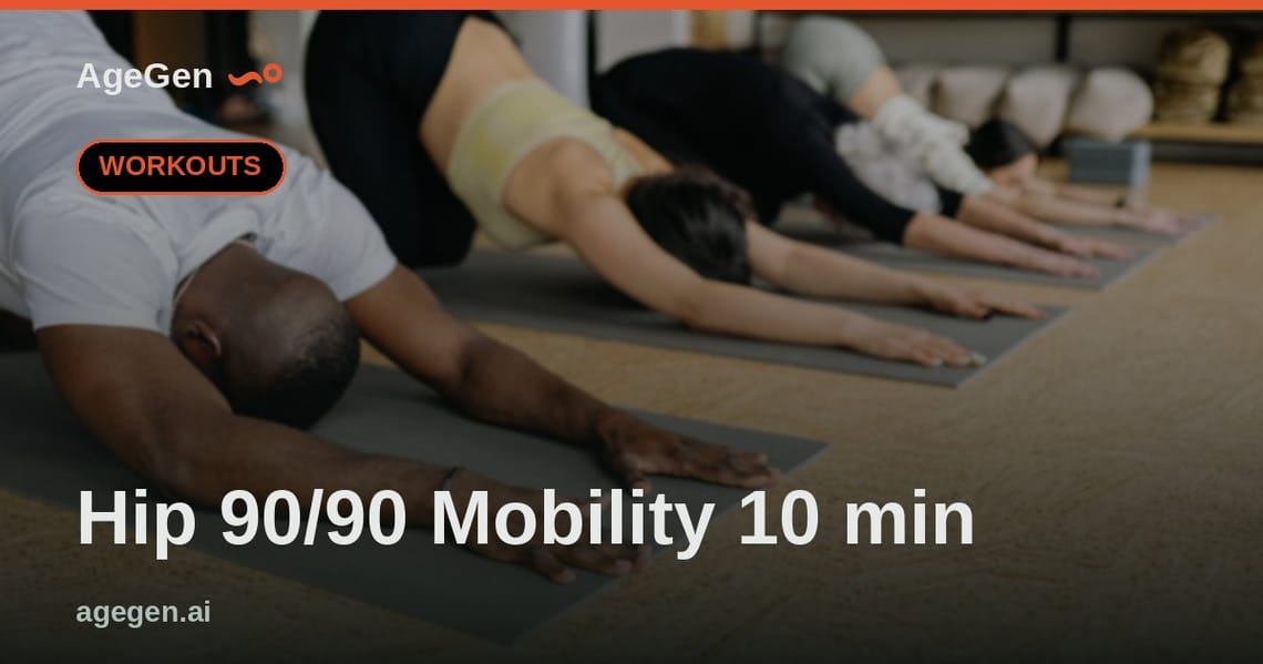 Hip 90/90 Mobility 10 min — AgeGen