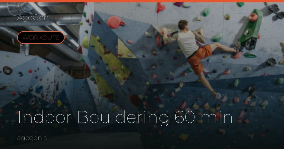Indoor Bouldering 60 min — AgeGen