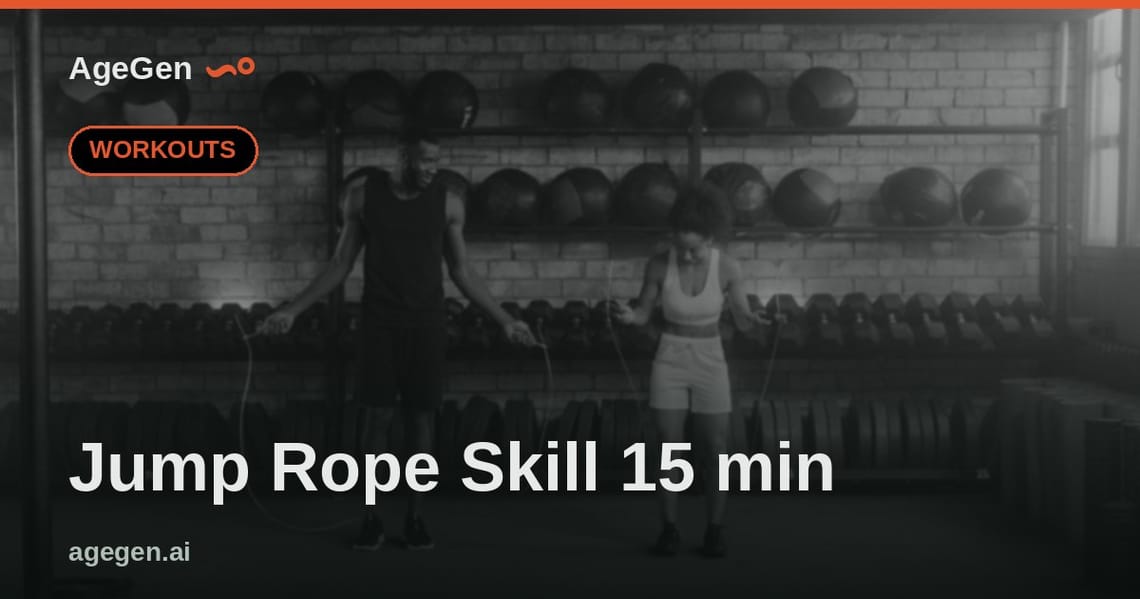 Jump Rope Skill 15 min — AgeGen