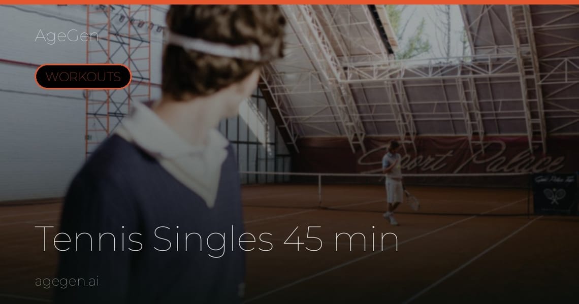 Tennis Singles 45 min — AgeGen