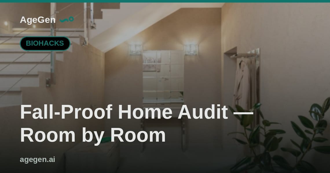 Fall-Proof Home Audit — Room by Room — AgeGen