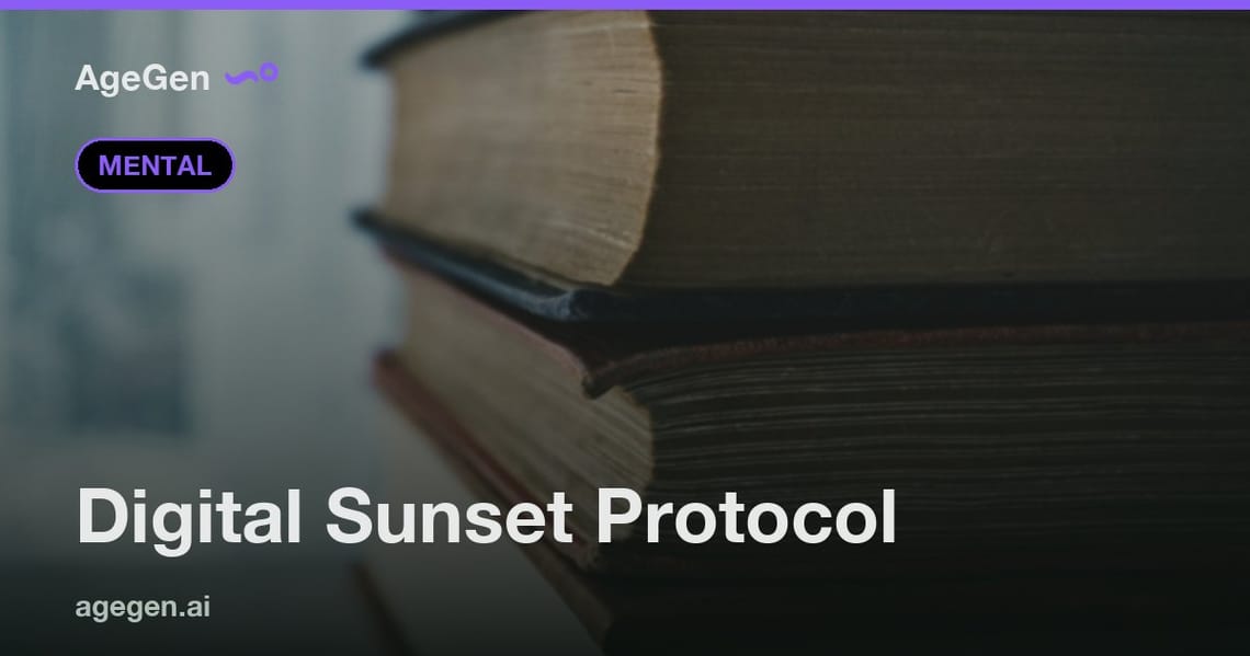 Digital Sunset Protocol — AgeGen